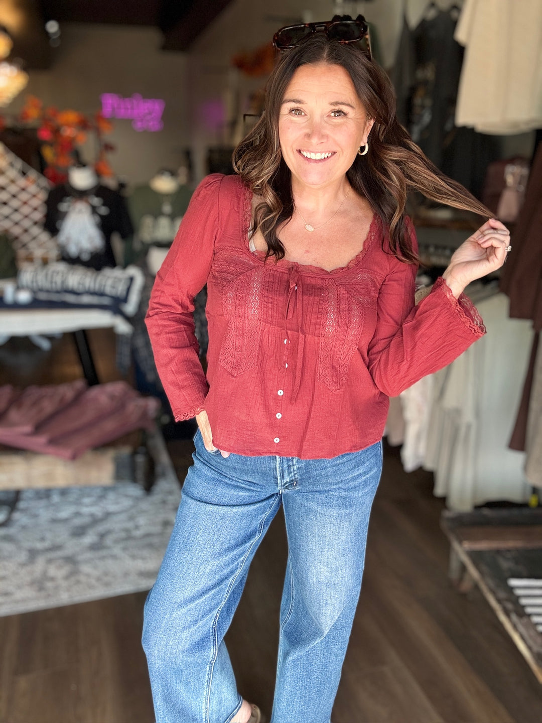 The Rustic Rose Top