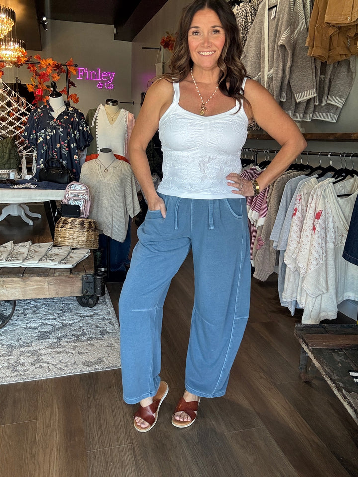 Harvest Moon Barrel Leg Sweatpants