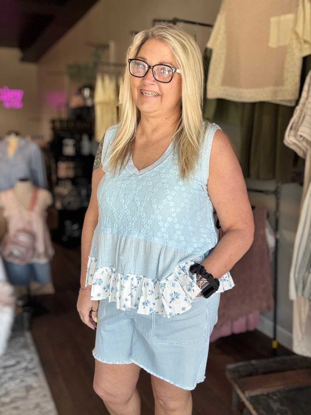 Baby Blue Garden Tank
