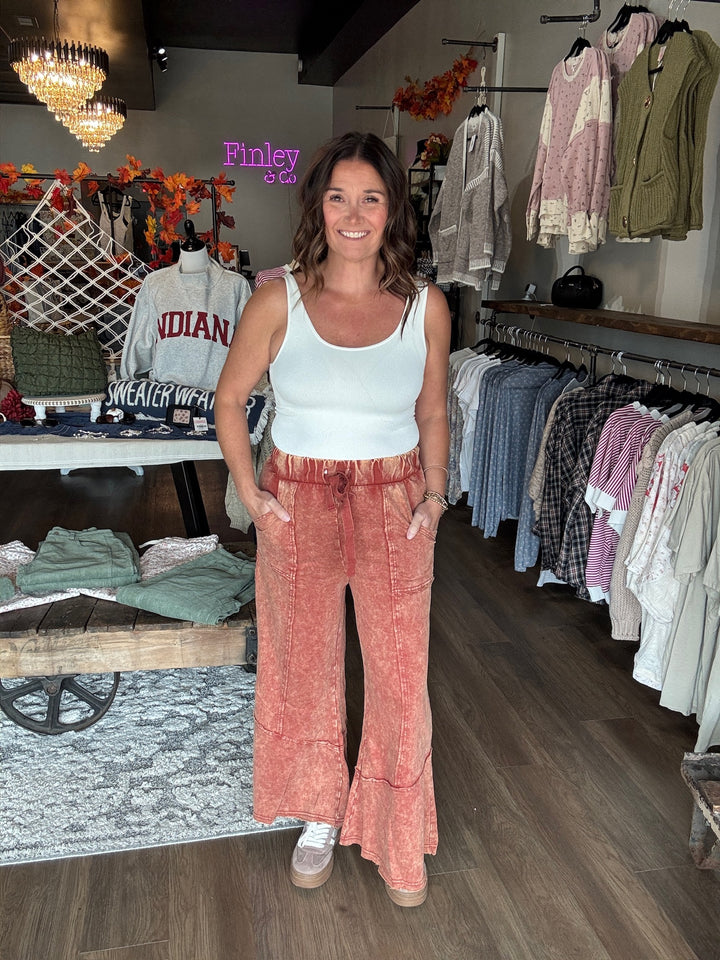Whimsy Wide Leg Fall Sweatpants