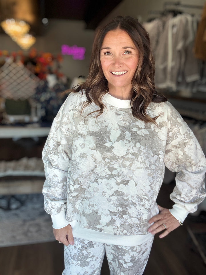 Fall Floral cozy Sweatshirt