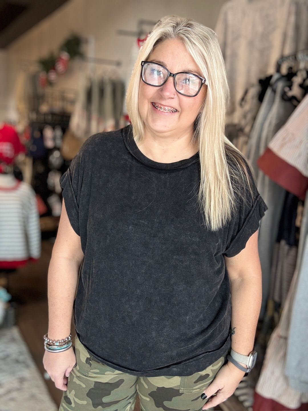 Mineral Wash Ribbed Lounge Set