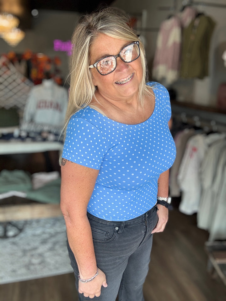 Reversible Polka Dot Tee