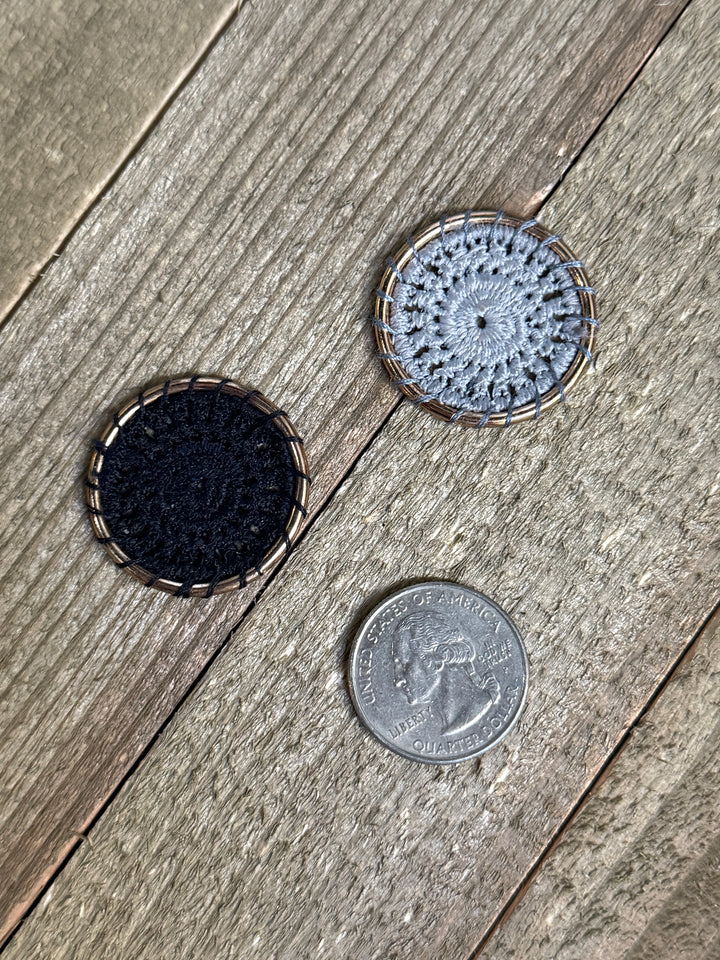 Crocheted Large Circle Charm