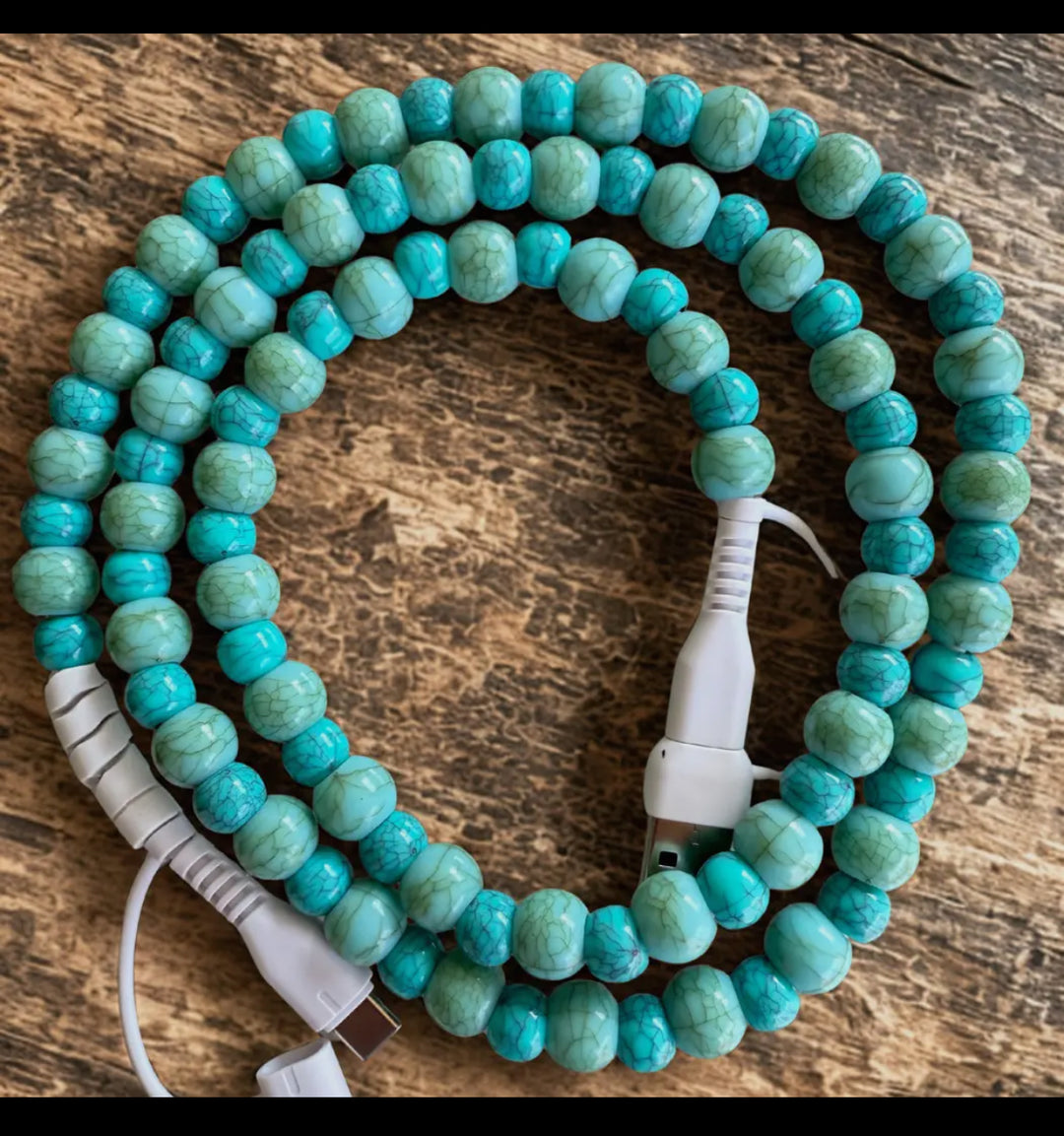 Beaded 4 in 1 USB Charger Cable