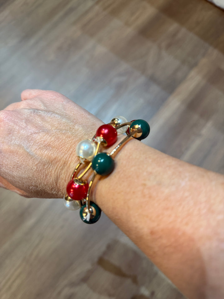 Christmas Beaded Bracelets