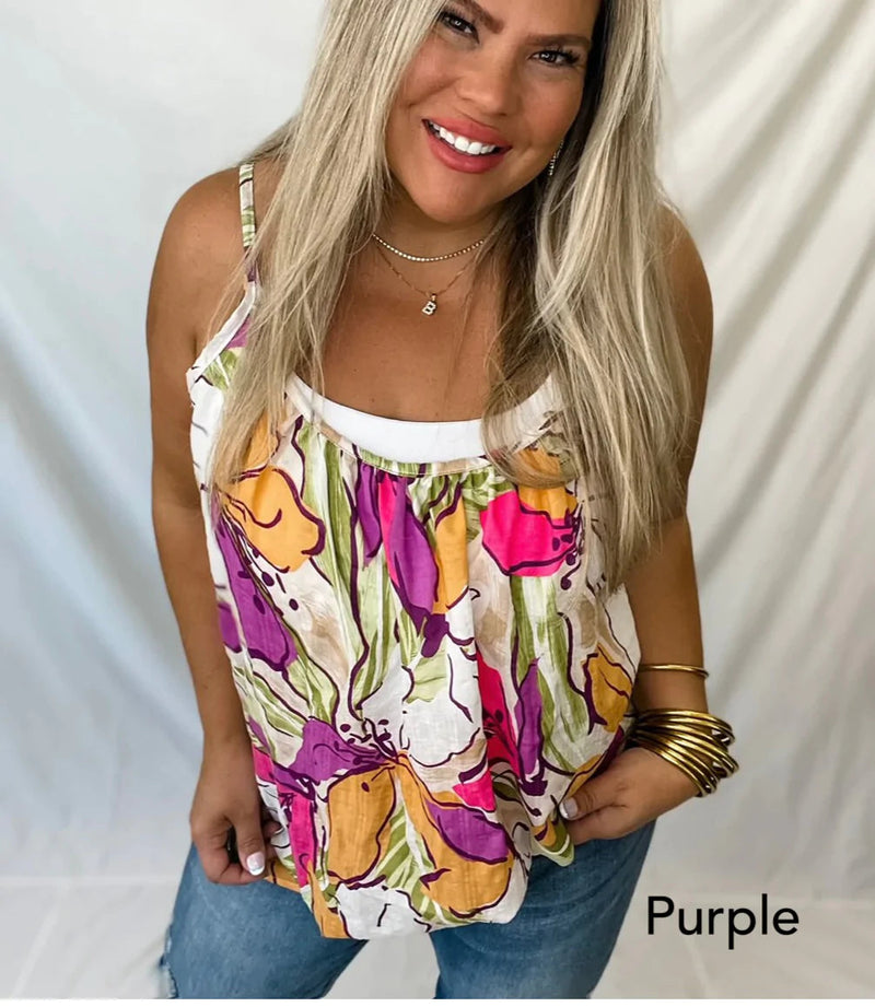 Laken Floral Tank