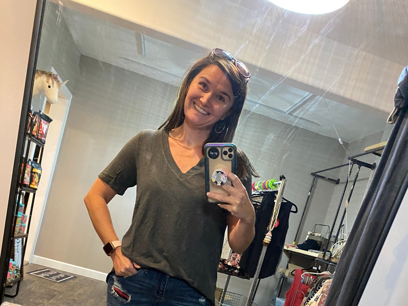 Our Fave V Neck Tee