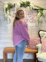 Round Hem Sweatshirt
