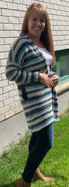 Tessa Striped Cardigan