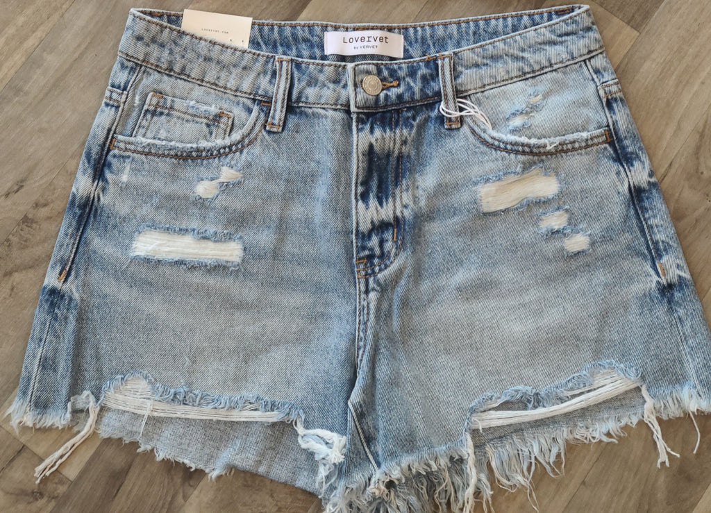 Vervet Applaud Denim Shorts