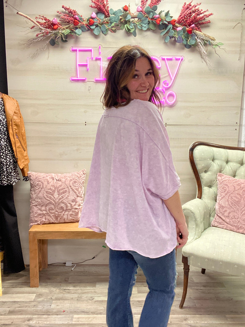 Vintage Purple Loose Top