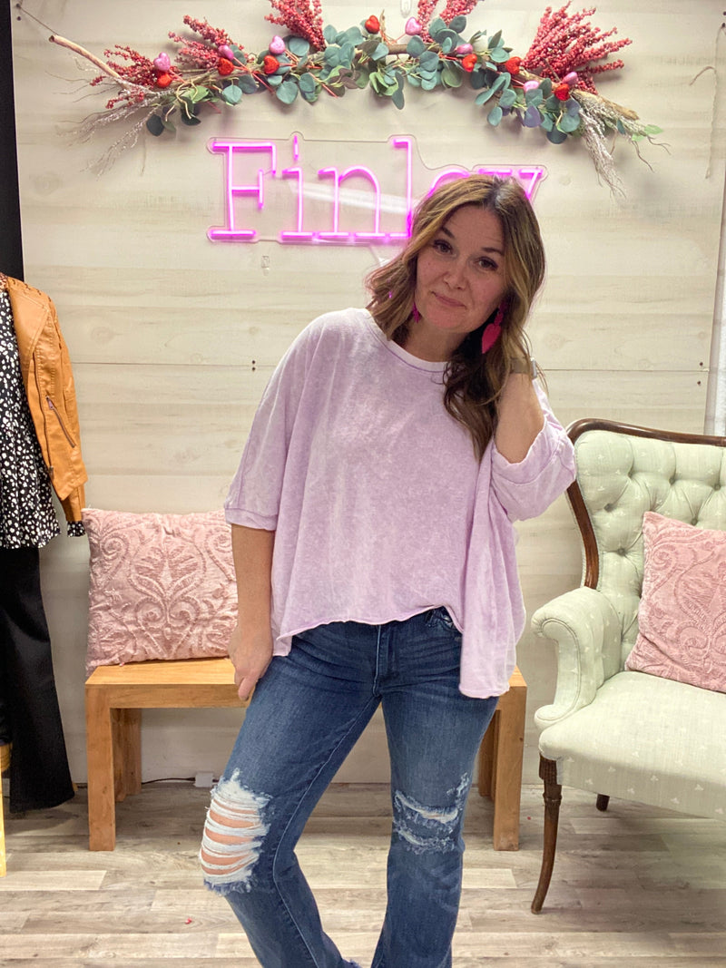 Vintage Purple Loose Top