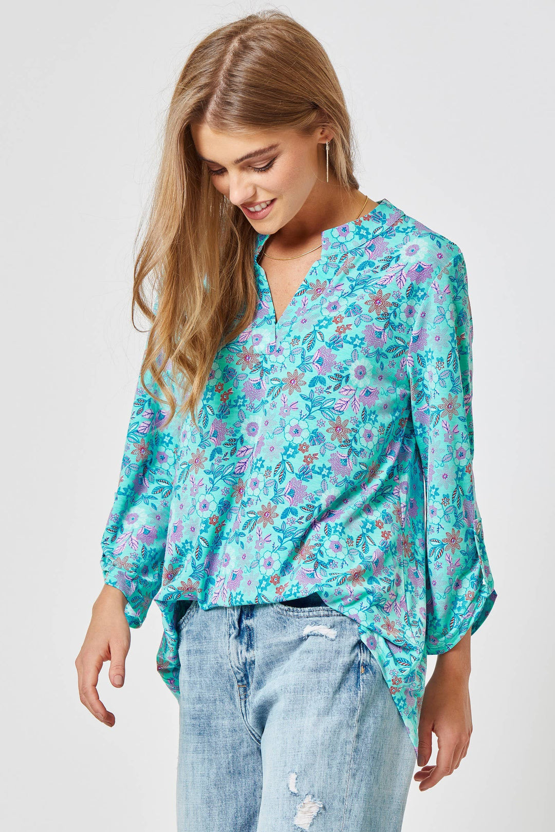 3/4 Sleeve LIZZY Wrinkle Free Top