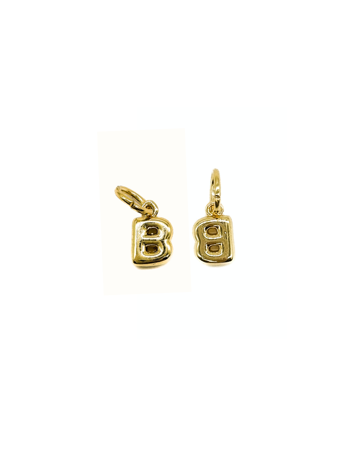 18K Gold Bubble Letters - Wholesale Alphabet