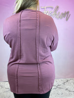 French Terry V Neck