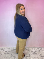 Navy Oversized Sweater