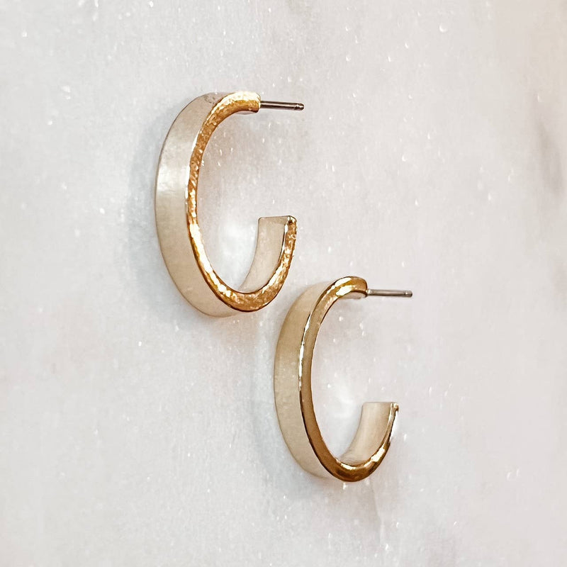 Thick Gold Hoops