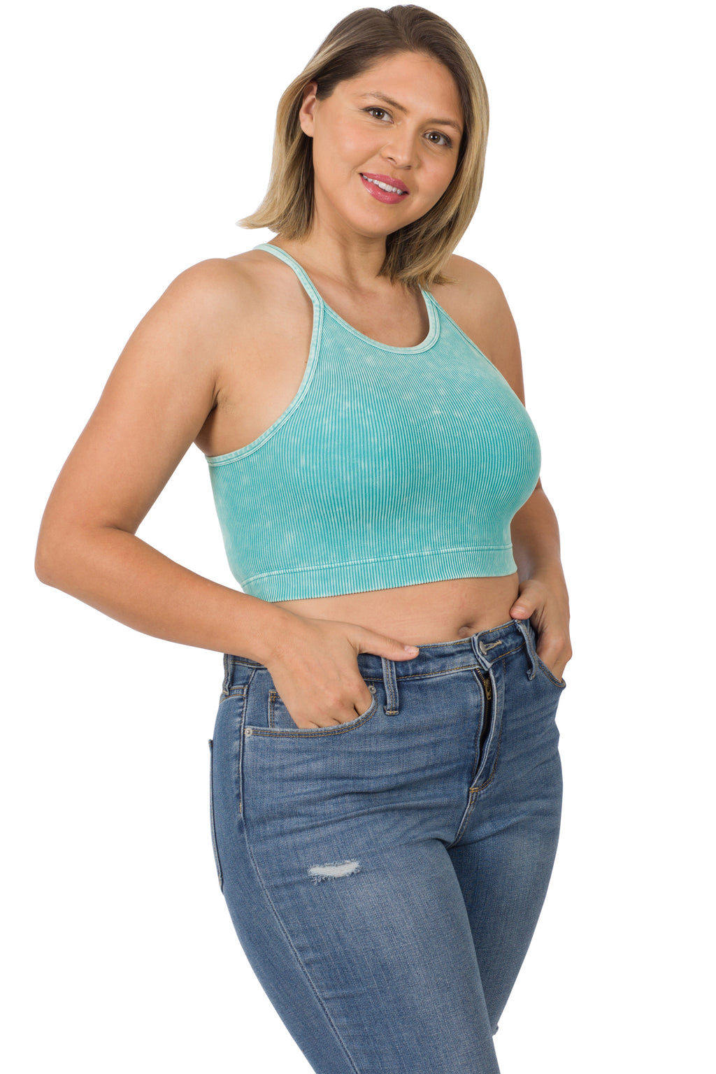 Ribbed Racerback Bralette