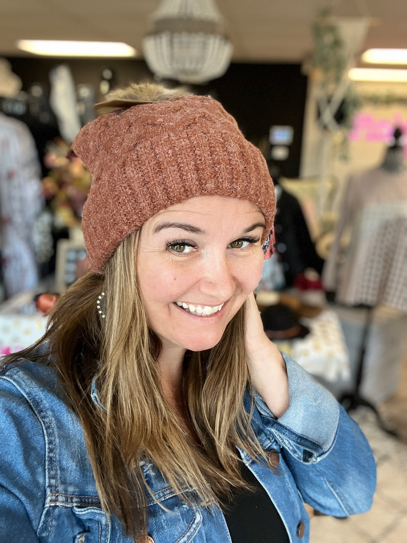 CC Chunky Braid Beanie